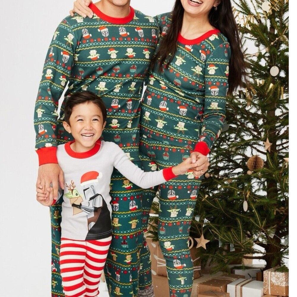 Hanna Andersson Star Wars The Mandalorian Pajama Set Unisex Adult M Medium
